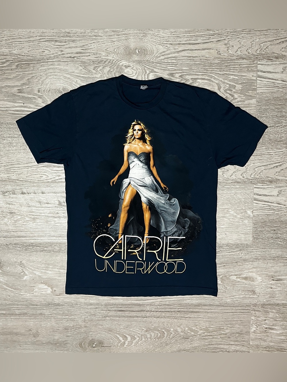 Carrie Underwood Blown Away Tour Navy Graphic T-Shirt